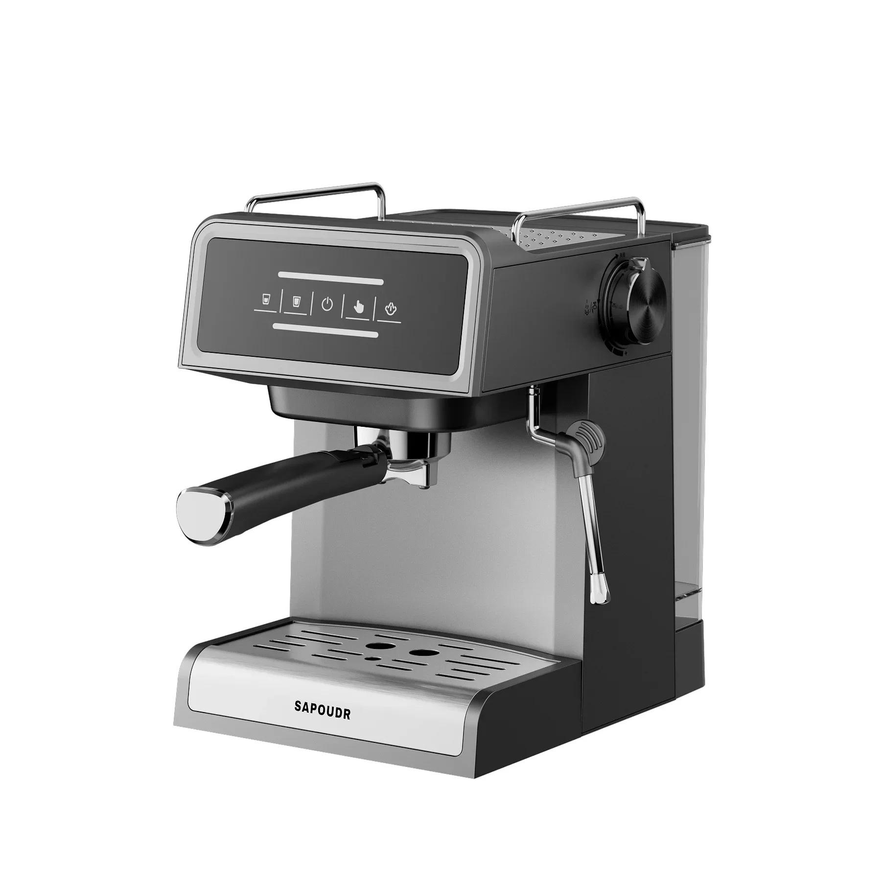 Semi-automatic Home Italian Coffee Machine Cappuccino Latte Coffee Machine Easy-to-control Coffee Machine Steam Milk Frothing 6