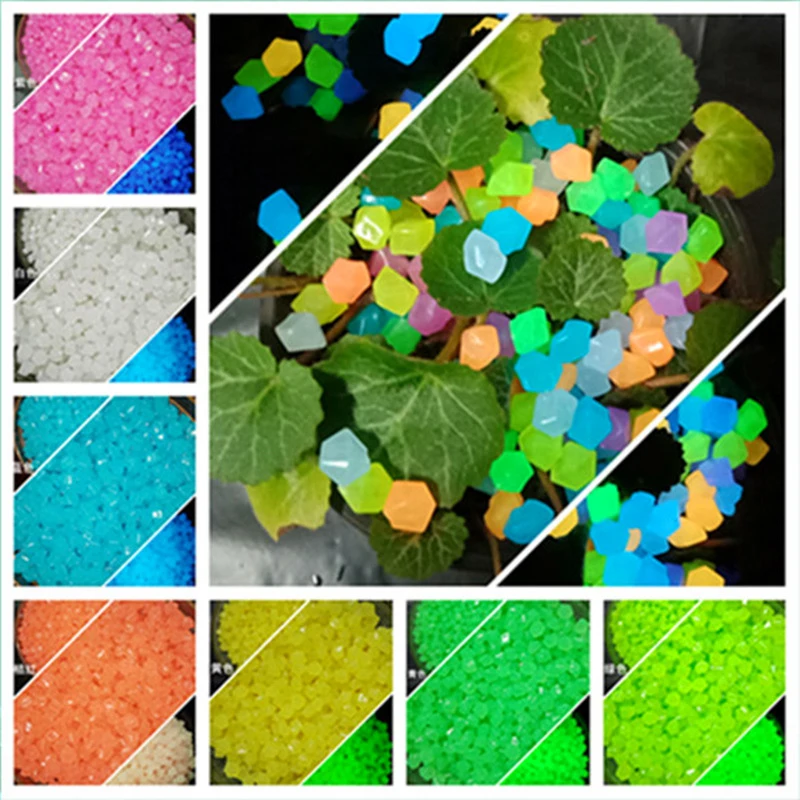 Glow Stones Garden Decoration Decorative Stones Artificial Stones 100 Pcs