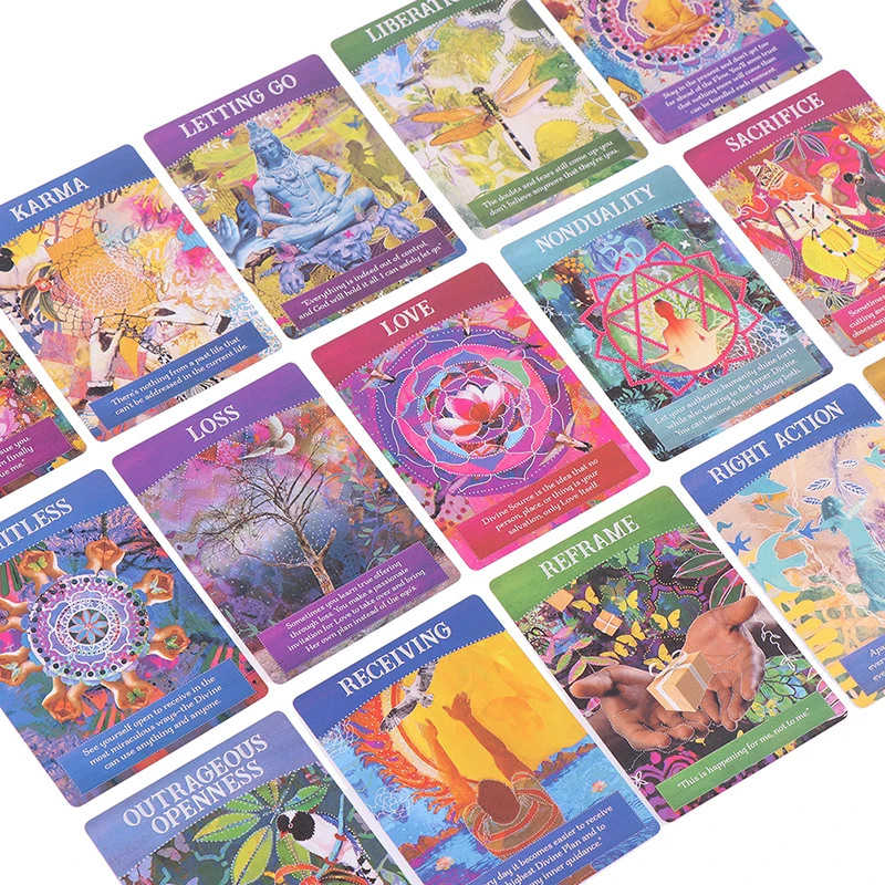 ๐ธ Divine Abundance Oracle Deck โ Intuitive 44-Card Set with English Guide 5