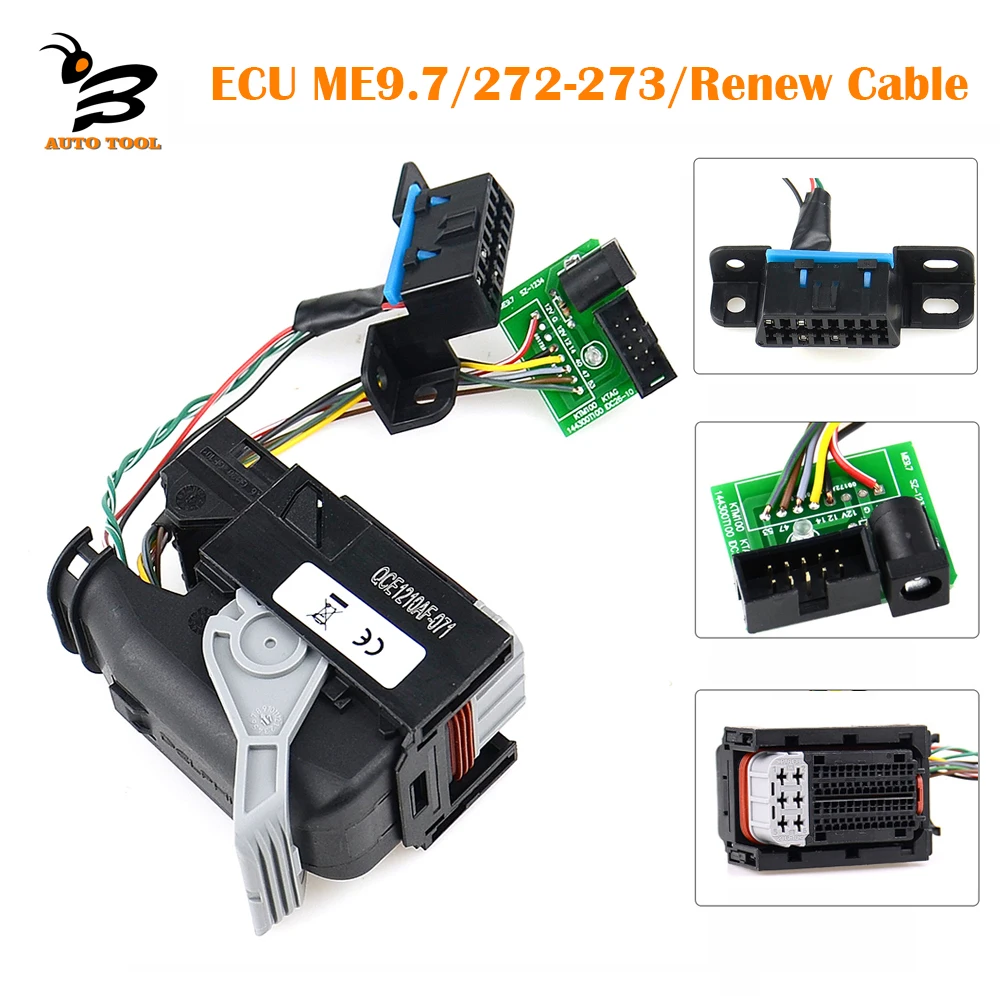 

2023 ECU ME9.7 272 273 Renew Cable ECU Programming Tool for Mercedes for Benz for VVDI MB BGA Device for K-TM100 Auto Repair