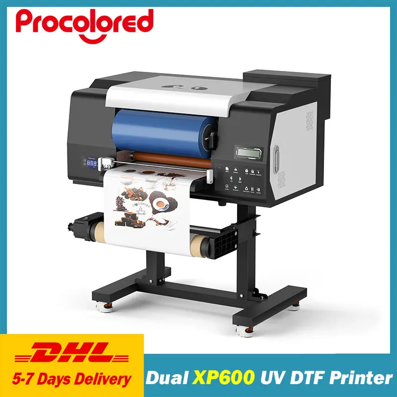 XP600 Double Head A3 Crystal Label Printer UV DTF Transfer Stickers Printer