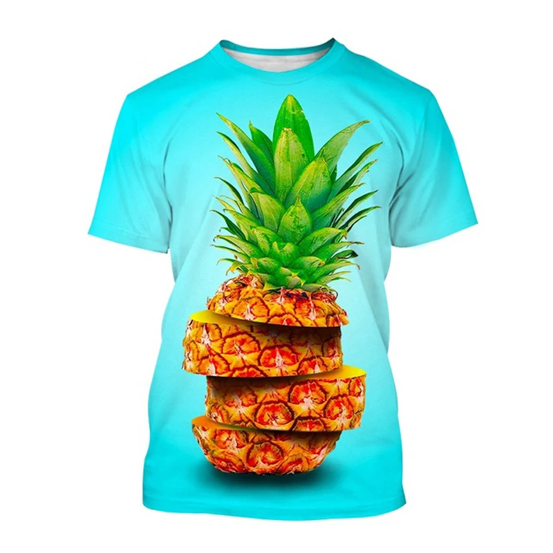 Pineapple t top shirt mens