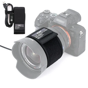 Riscaldatore per lenti USB Riscaldatore di rugiada Rimozione di rugiada Scaldino per lenti per Nikon Canon Sony Fujifilm Olympus Telescopi per lenti Prevenzione della condensazione