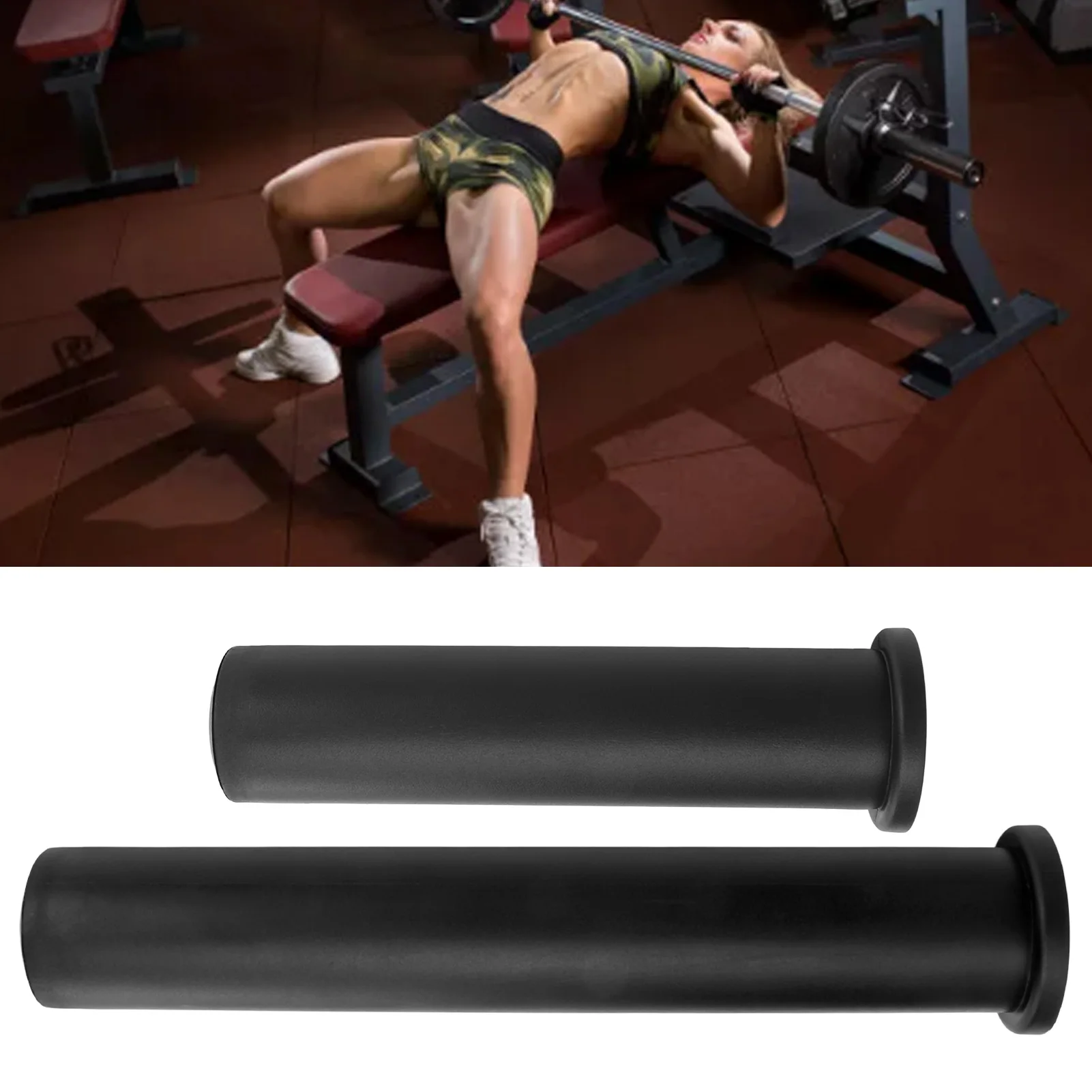 Barbell Adapter Sleeve 25mm to 50mm Black Change Diameter Fitness Equipment Accessories PP Material For Gym Fitness Center 4