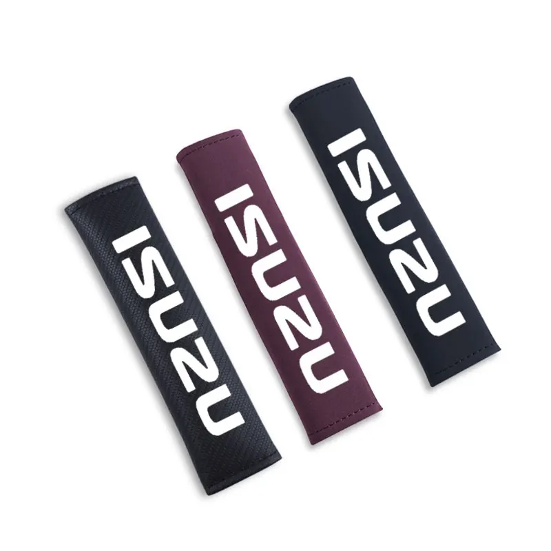 Car seat belts Comfort strap shoulder protector for Isuzu D-MAX D MAX Dmax I II PANTHER ASCENDER WFR NFR ATV TROOPER Accessories