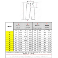 Big Tall Clothes Men's Jeans Extral Long Leg Length Straight Denim Pant Male Lengthened Trouser Slim Thin 190cm 200 Cm 120cm 110 2