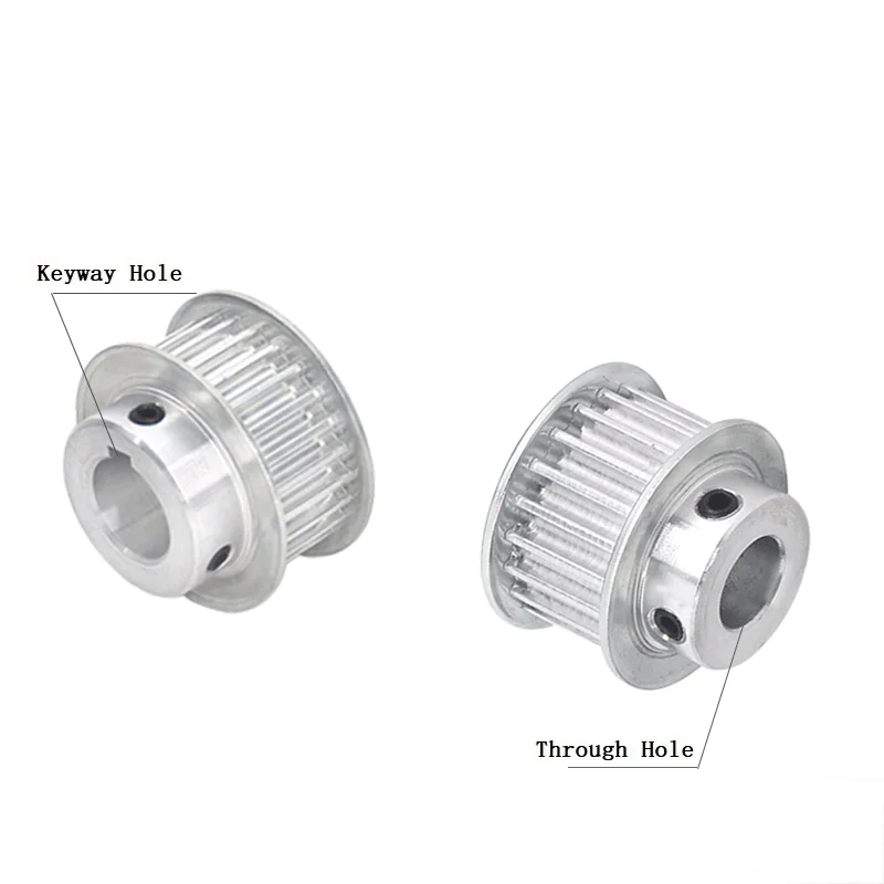 Puleggia Cinghia Dentata HTD 5M – 10 A 35 Denti – Foro 5-30mm – Larghezza 15/20mm – Per CNC E Stampanti 3D