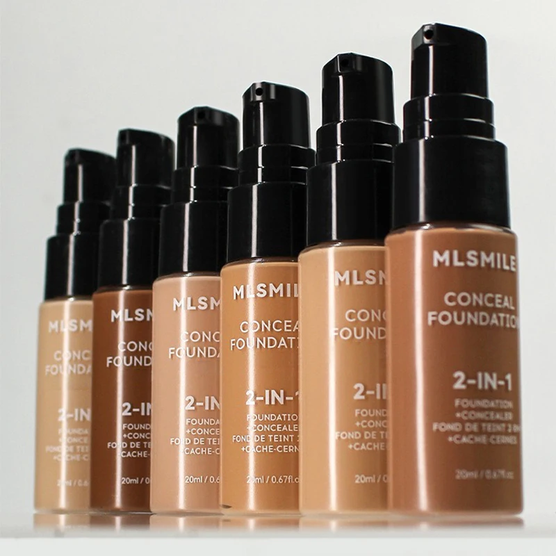 Matte Liquid Foundation Oil Control Concealer BB Cream Waterproof Lasting Full Coverage Natural Holding Makeup Face Base 3