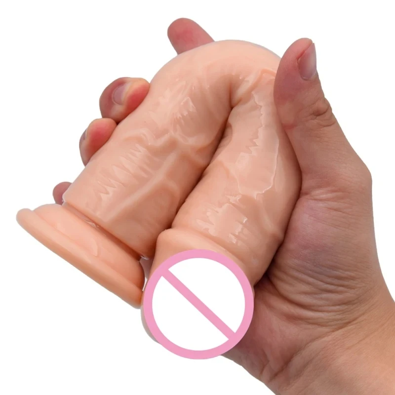KWD Erotic Soft Jelly Dildo Anal Butt Plug Realistic Strong Suction Cup Adult Toys G-spot Orgasm Big Penis Sex Toys For Woman sex toys