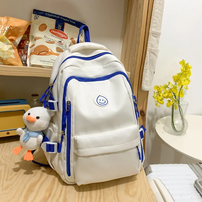 Fashion Backpack Warterproof Nylon Women Anti-theft Shoulder Bag Casual Large Capacity School Bag For Teenager Travel Rucksack