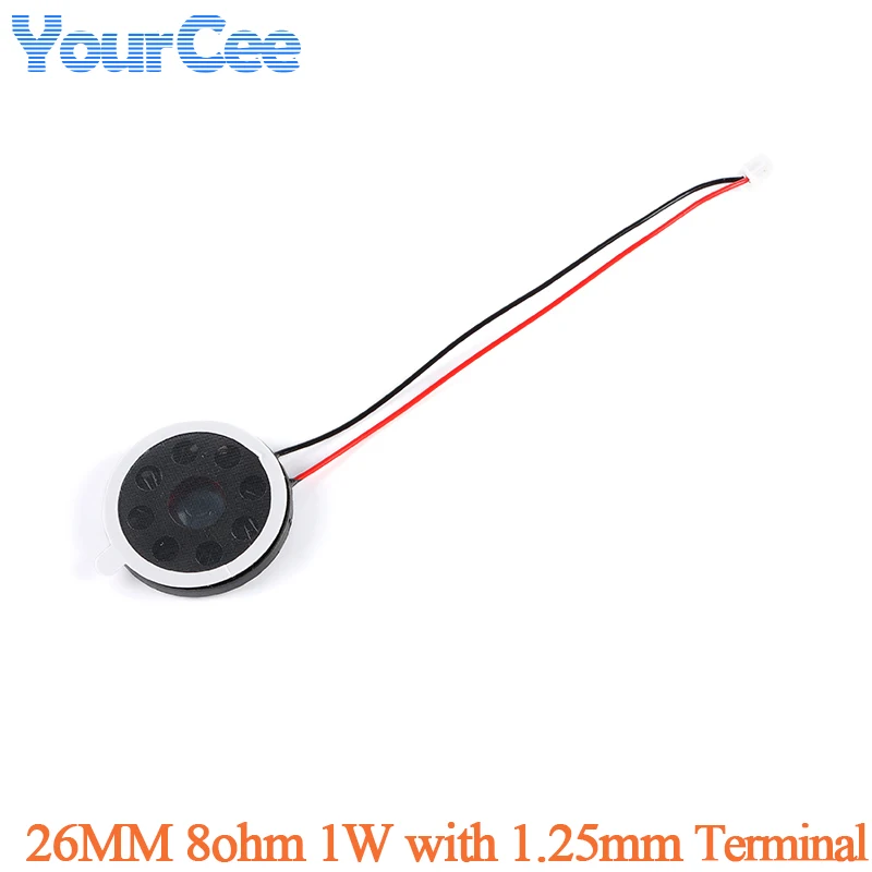 2 Altoparlanti Audio da 8 Ohm 1W (10mm/13mm/15mm/16mm/18mm/20mm/23mm/25mm/26mm) per Tablet, Telefono, Computer - Tromba/Clacson - immagine 4