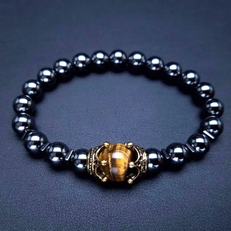 Men’s Tiger Eye Bead Bracelet 4