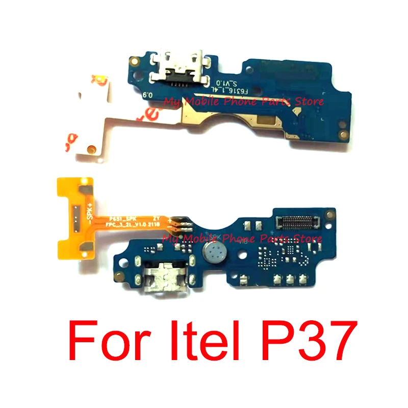

New USB Charging Port Dock Board Flex Cable For Itel P37 USB Charge Charger Board Port Replacements Repair Parts