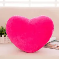 15//20/30/40cm Soft Heart Shape Pillow Lover Decor Pillow Living Room Bedroom Decorative Throw Pillow Cotton Valentines Day Gift 4