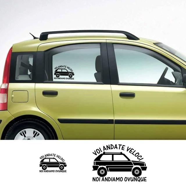 Car Stickers For Fiat Panda MK3 1 2 3 4x4 169 141 312 319 750 Offroad