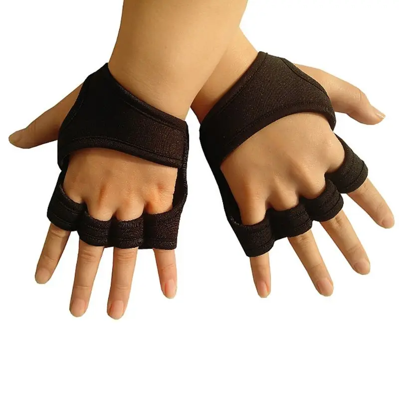 1pair Weightlifting Workout Crossfit Fitness Gloves Weight Training Gloves Grip