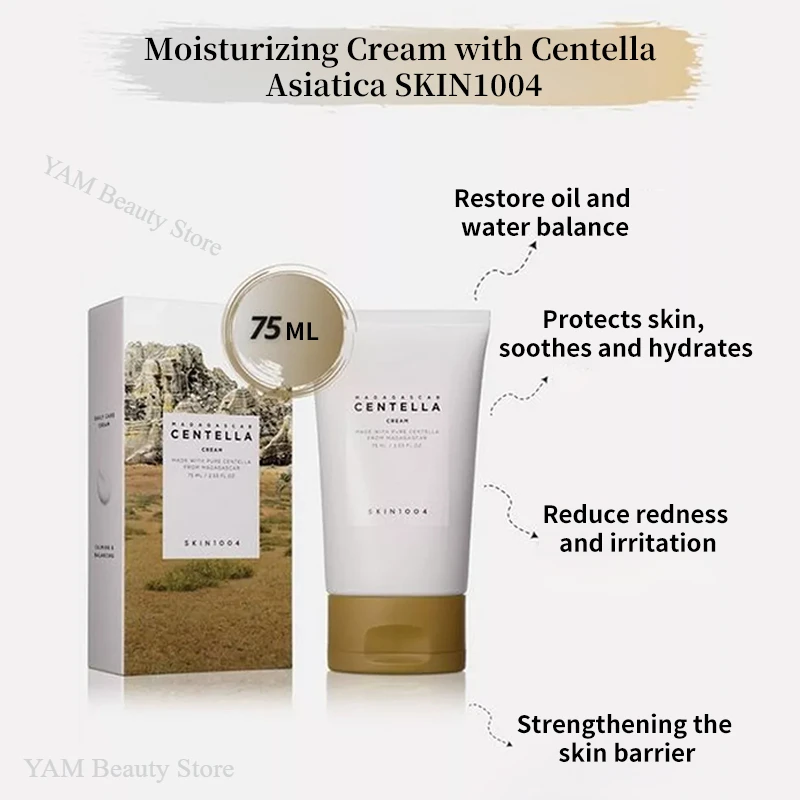 Korean Centella Skin1004 Ampoule Face Serum Moisturizing Whitening Cream and Gentle Cleaning Oil Skincare Original Products Set 2