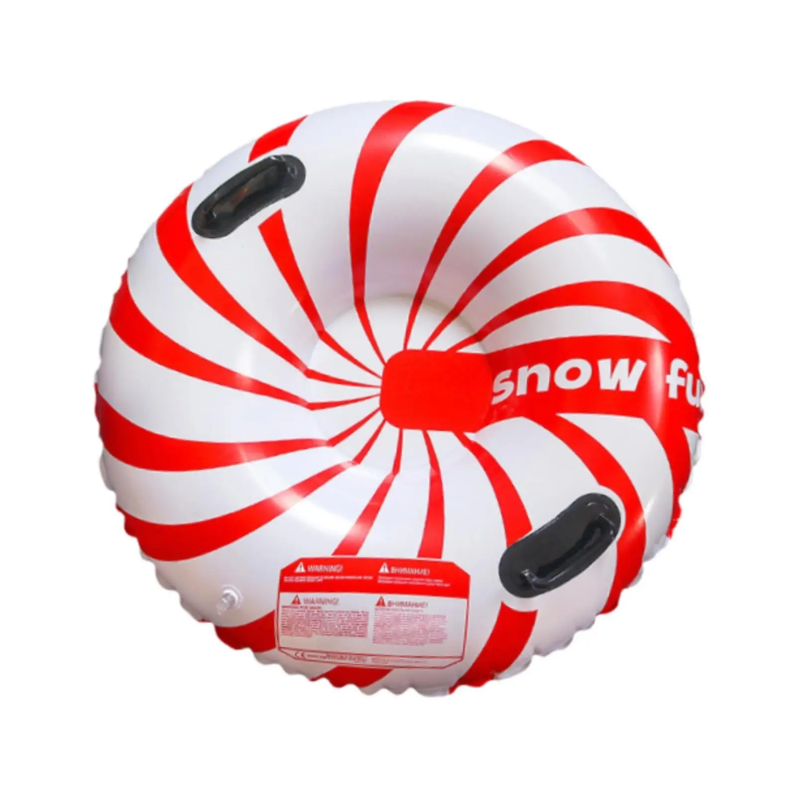 Inflatable Snow Tube, Inflatable Sled Gift Portable Sleigh Snow Sledge Skiing