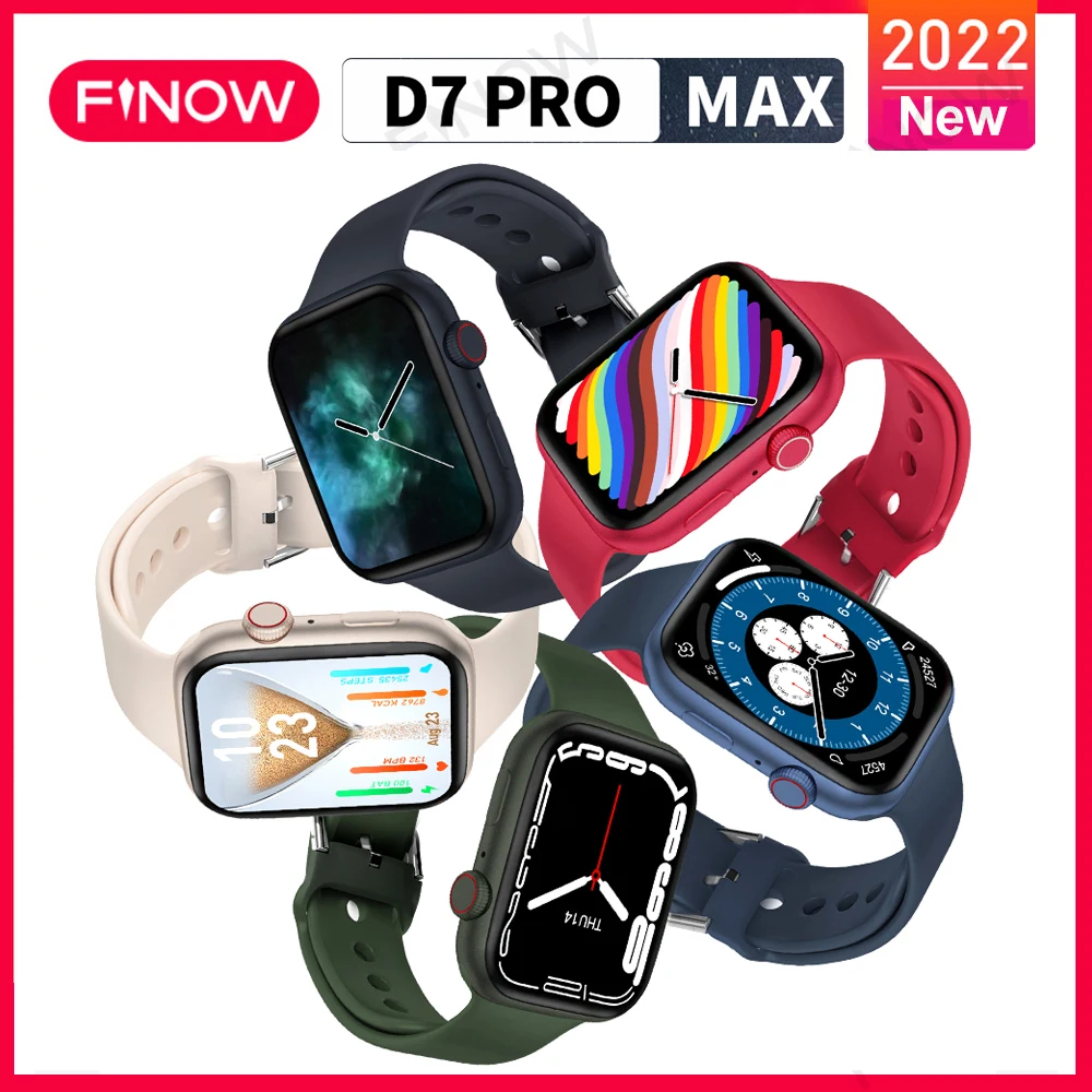 Смарт-часы Finow D7 Pro Max серия 7 Bluetooth звонки воспроизведение музыки GPS Беспроводная