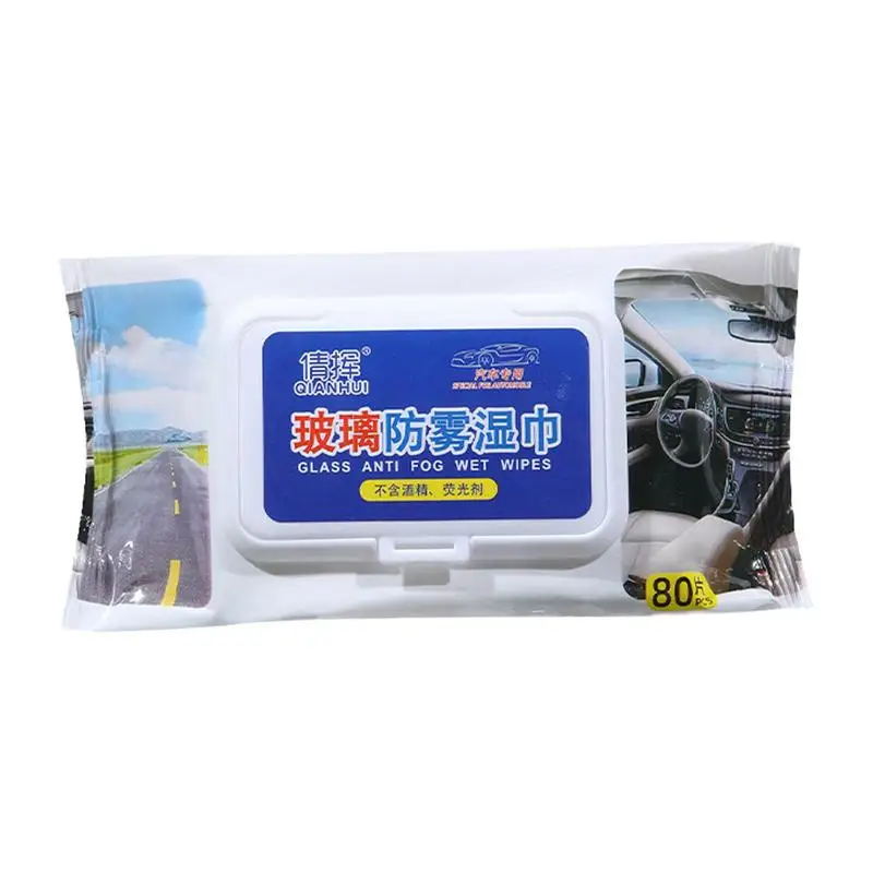 

Car Glass Wipes Auto Glass Cleaning Wipes Portable Household Cleaning Cloths Car Wet Wipes For Lenses Eyeglass Lenses Home