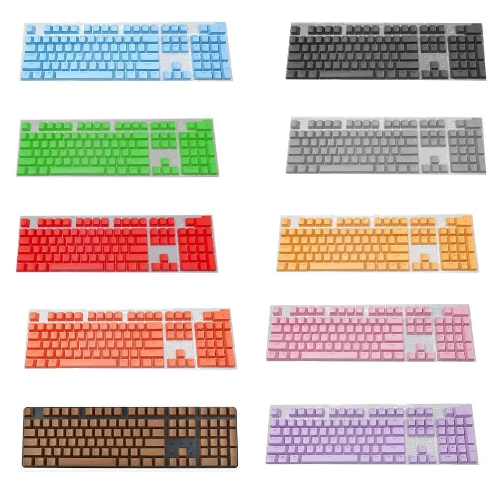 Teclado Mecânico Keycaps Grupo Oem Backlit Única Cor Abs Rosa Branco 61 87 104 Pcs Cereja mx Keycap Diy