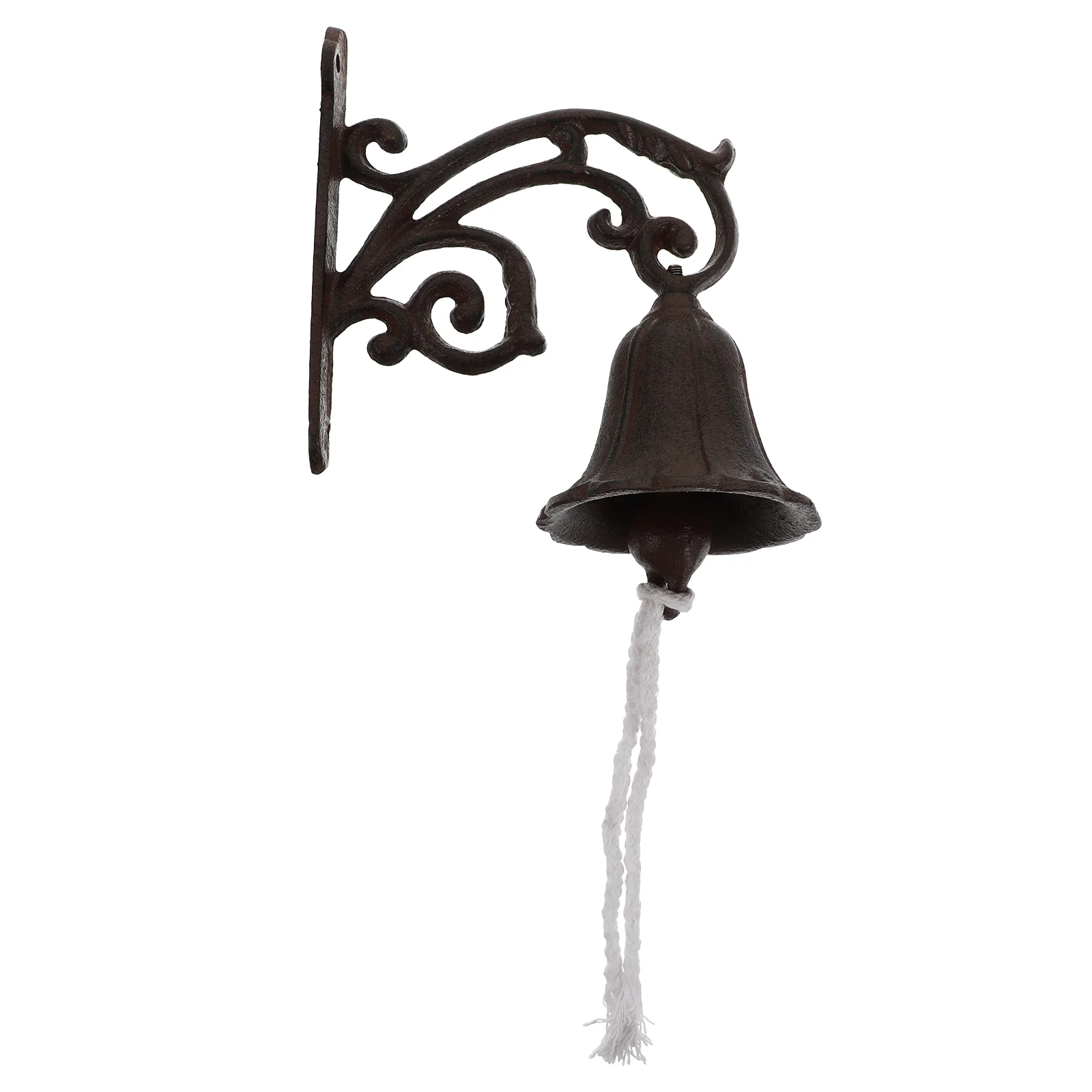 

Cast Iron Doorbell Rustic Style Home Accessories Vintage Decor Wall Hanging Pendant Retro Garden Metal Shaking Mounted