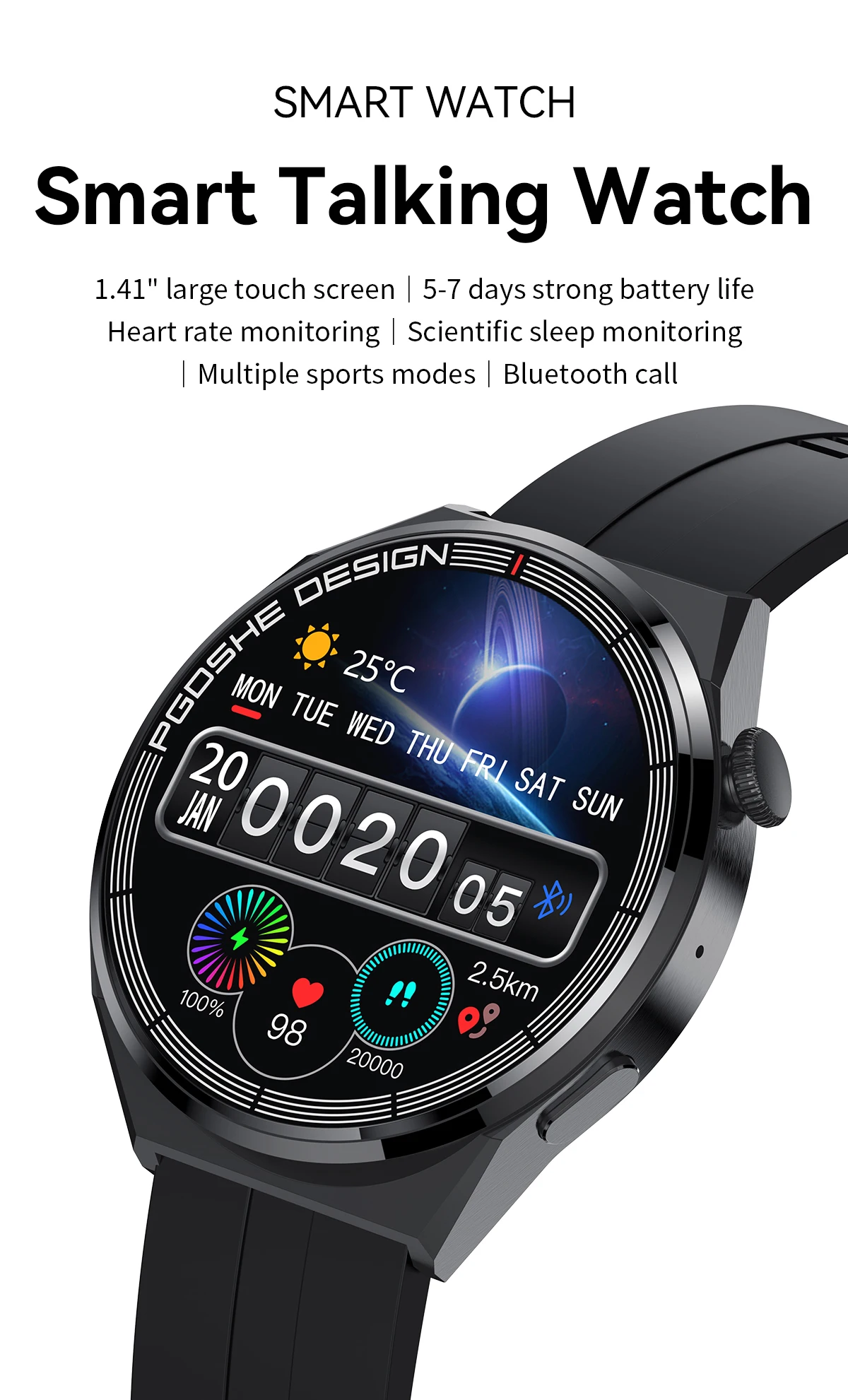 WATCHSDV 1.41 HD ü ġ ũ ƮϽ ƮĿ Ʈ ġ  ɹڼ   Smartwatch