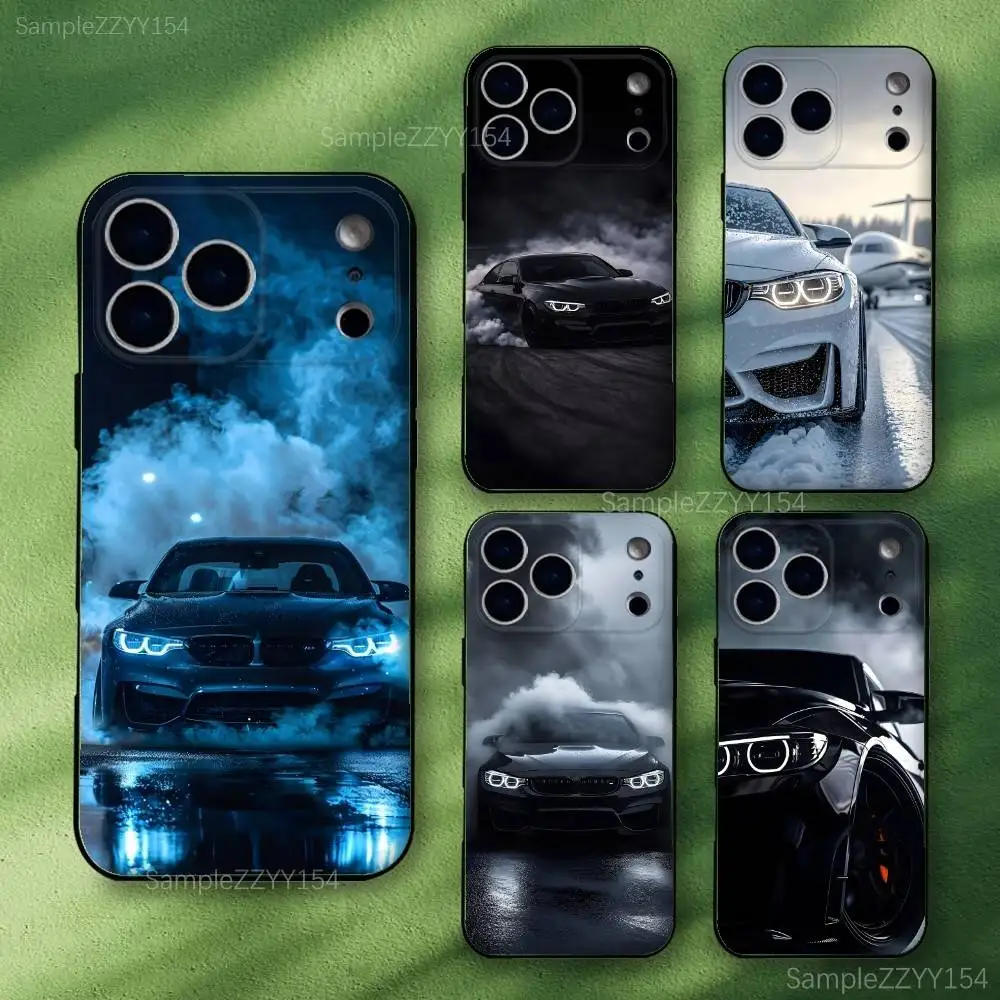 Sleek Black & White Non-Slip Soft Phone Case s