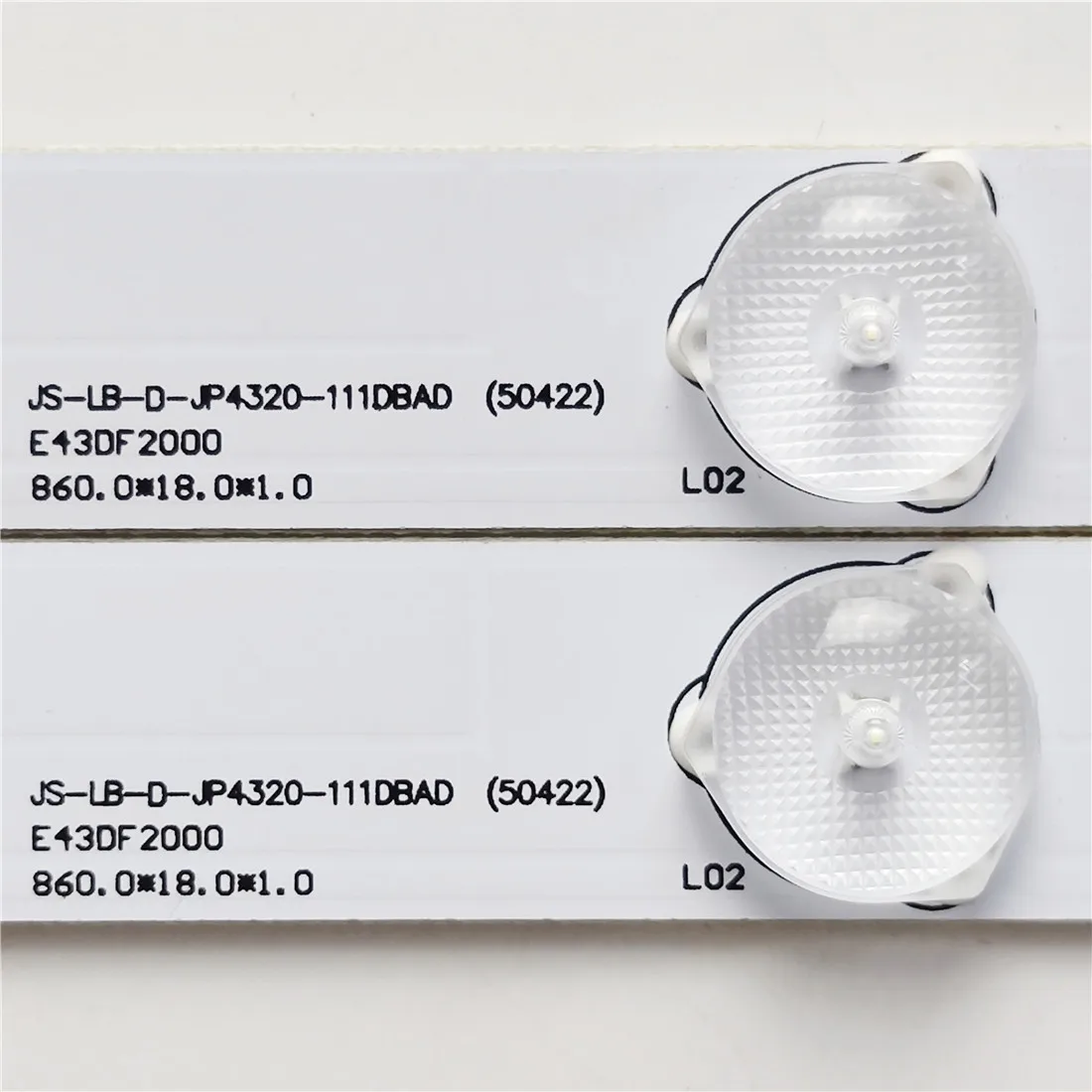 Refundo Led Tira 11 Lâmpada para Js-lb-d-jp4320111dbad 50422 E43df2000 Nevir Nvr740643hd-n D43-f2000 - Imagem 2