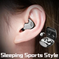 SK Ultra-thin Sleep Headphones 5.3 Wireless Bluetooth Headset Invisible Earbuds Hidden In Ear Button Sports Earphones Waterproof - Image 2
