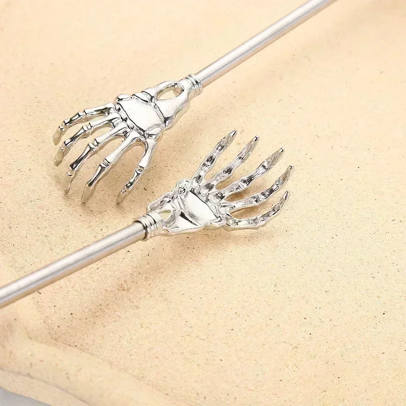 Back Scratchers Retractable Rake Massage Tool Telescopic Scratching Backscratcher Extendable Massage Claw for Back Scraper Massage Relax Back Scratcher Relieve Anti-itch Tool