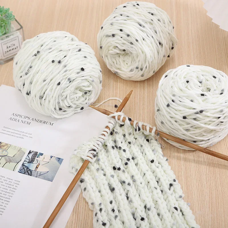 50g/Roll Rainbow Beans Wool Yarn Cute Yarn Knitting Thread DIY Craft Scarf Sweater Knitted Yarn Sewing Accessories 2