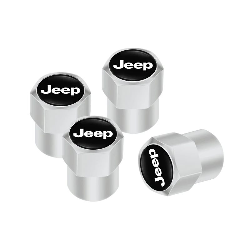 Auto-Reifenventilkappe aus Aluminiumlegierung, Auto-Radzubehör für Jeep Wrangler Grand Cherokee Compass Wagoneer Gladiator Avenger JK – Detail 9