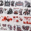 4Pcs/Set Halloween PET Washi Tape Pre-Cut Rose lady Transparent Masking Tape for Stickers Scrapbooking Journal Diary Decoration 5