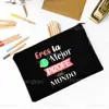 Best Teacher In The Word Spanish Print Pencil Bag School Stationery Supplies Storage Bags Travel Makeup Bag Toiletry Pouch Gifts 6