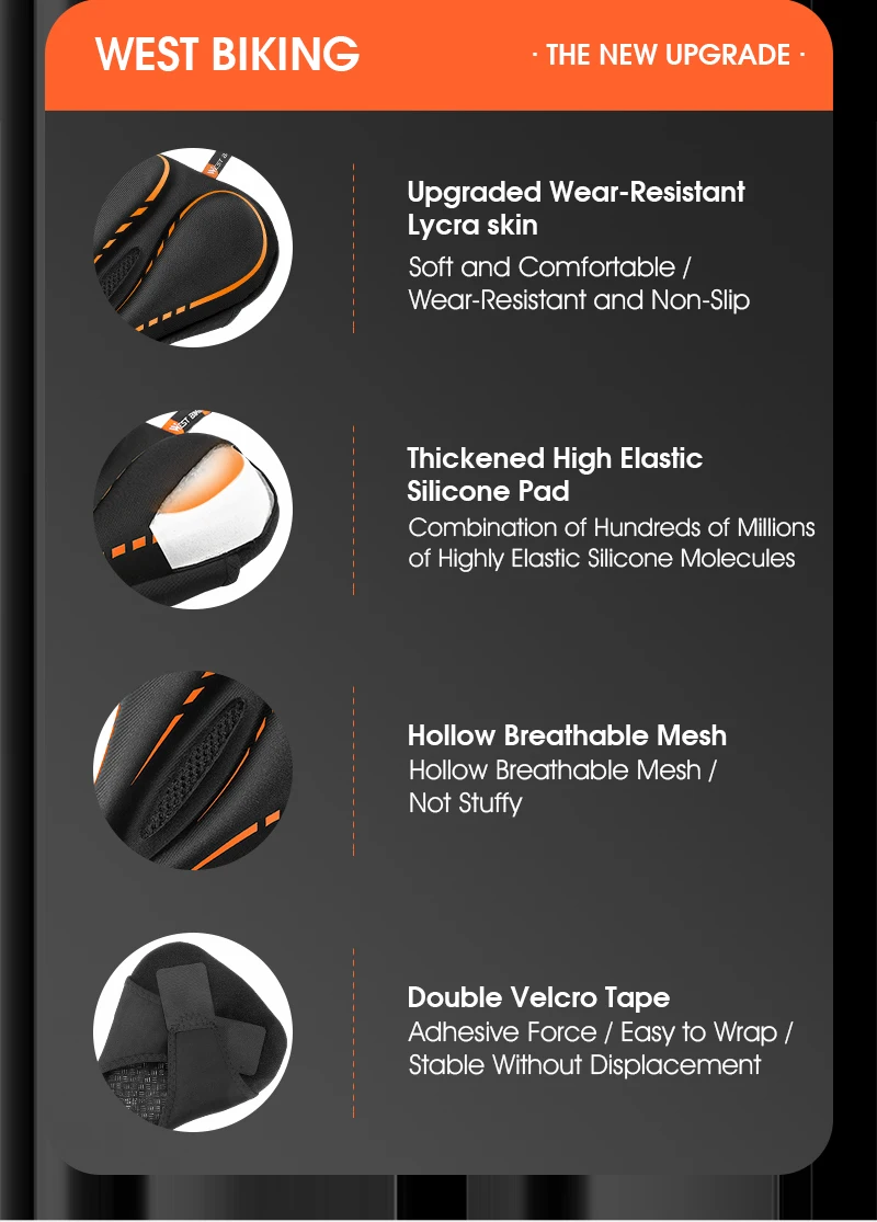 Силиконова калъфка за велосипедна седалка изображение 2