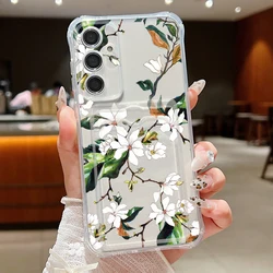 Elegant Flower Card Holder Phone Case with Ultra Protection - Samsung Galaxy S21 FE (A110)