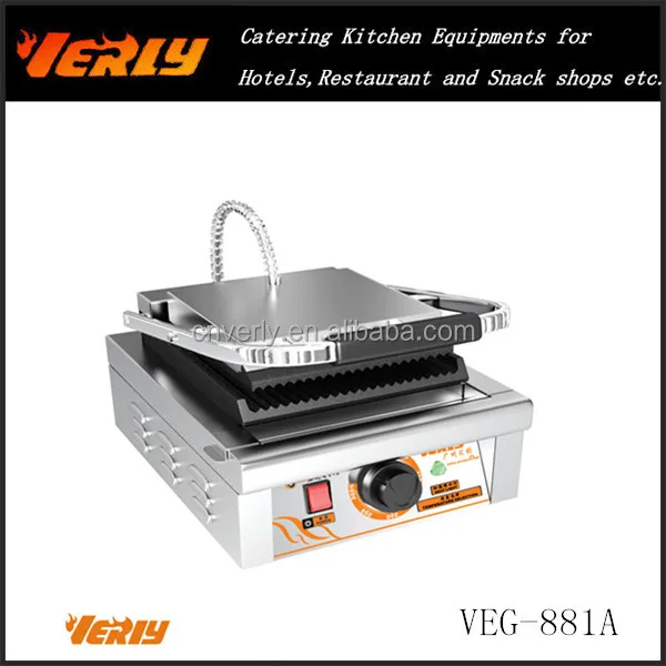CE certificate Electric Panini griddle/ Sandwich maker VEG-881A 2