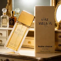 Parfum Golden Million Gold Brick Extrait 100 ml - Parfum boisé longue durée pour femmes et hommes - Parfum pour hommes - Parfum Pray 3