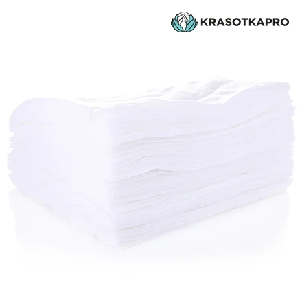 Krasotkapro napkins made of spunlace 40g/m2 40x40 cm 100 pcs. tools for cosmetics nails stuff storage | Красота и здоровье