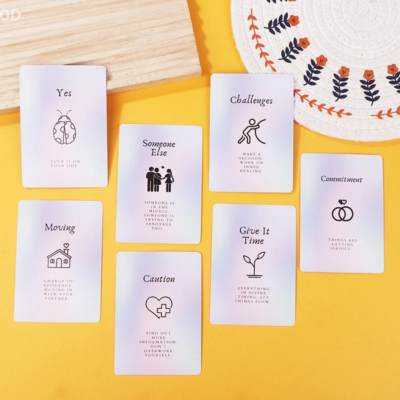 오라클 카드 Cosmic Insights 일상 생활을 위한 41 카드 데크 명확성 영어 버전 10.5*7.5cm 운명 점 예언 카드