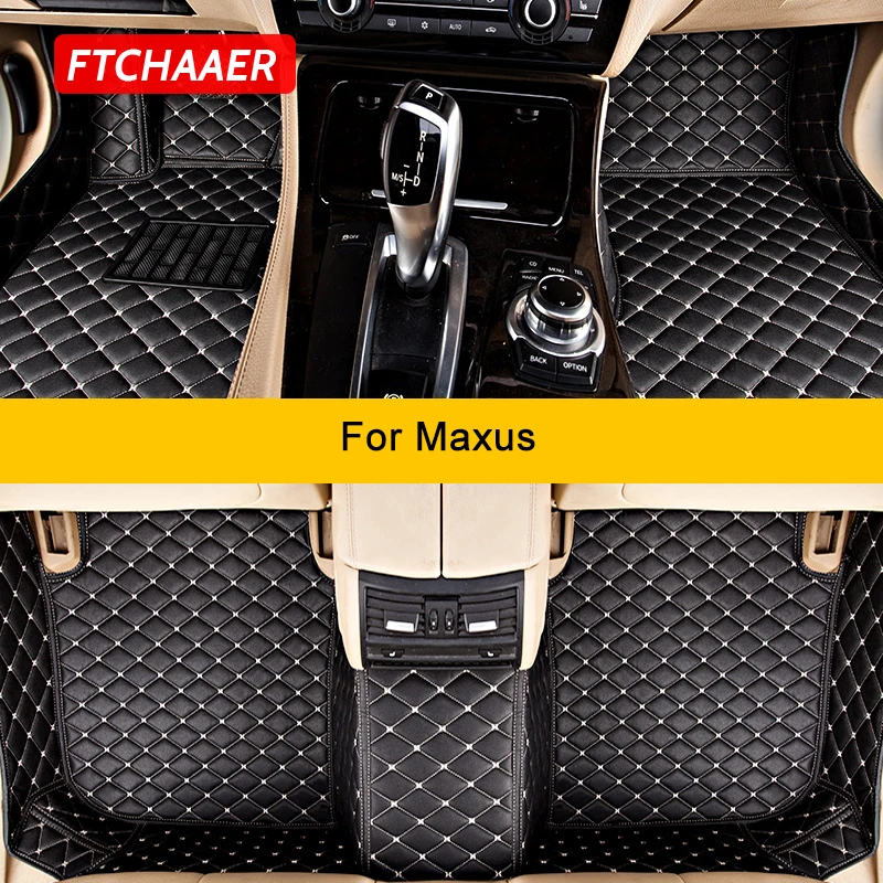 

FTCHAAER Custom Car Floor Mats For Maxus EUNIQ 6 EUNIQ5 D60 D90 T60 T70 T90 Auto Carpets Foot Coche Accessorie