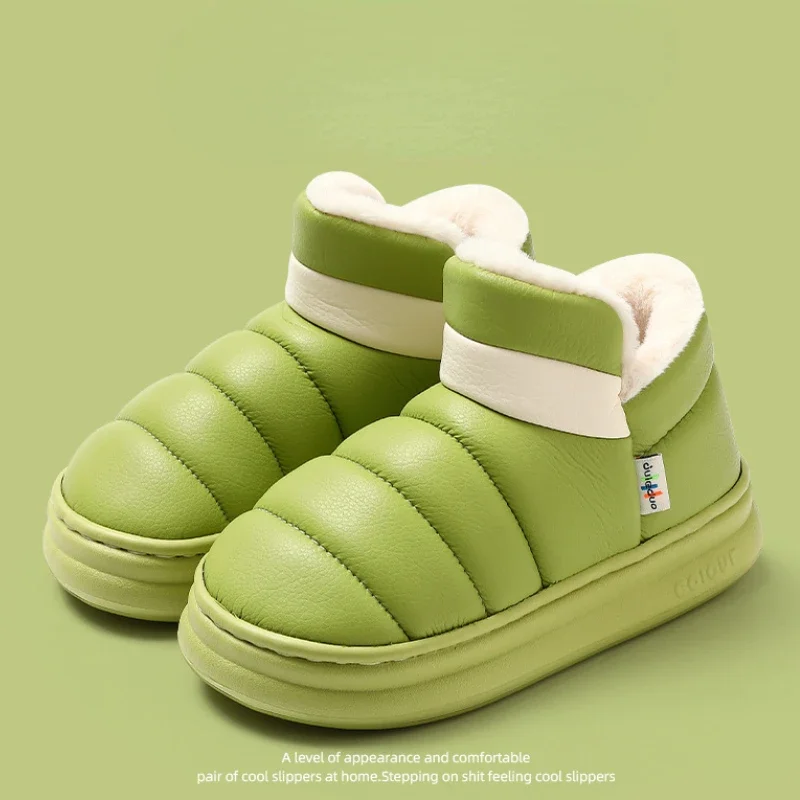 

Outdoor Snow Boots Furry Women's Shoes Warm Non Slip Waterproof Plush Winter Footwear for Couples Soft Sole Female Wholesale