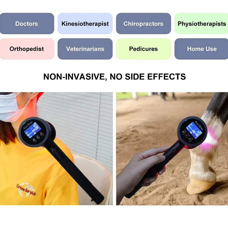 Portable 3000mW High Power Cold Laser Device 808nm & 650nm 25 Diodes for Joint Inflammation and Healing