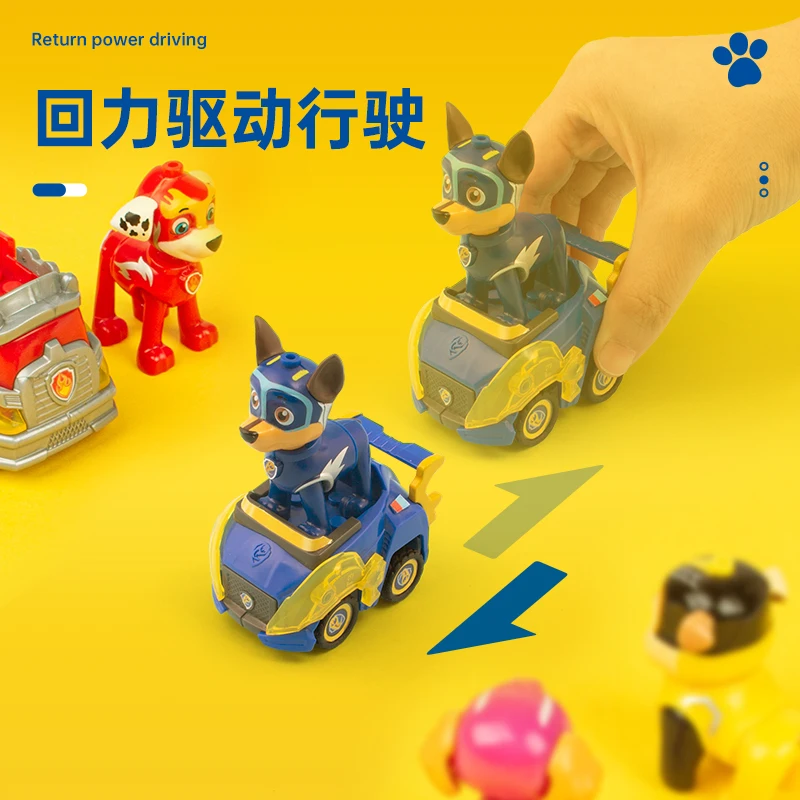 Figuras de acción de la Patrulla canina para niños, juguetes auténticos,  vehículo Ryder Tracker Everest, Material de PVC, modelo de Anime, regalo