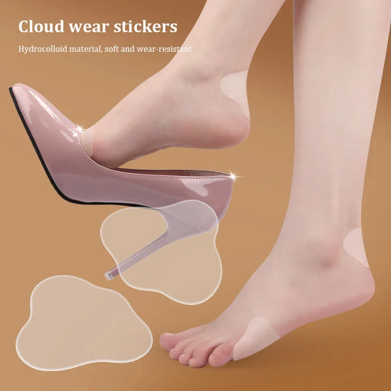 

Invisible Heel Stickers for Comfortable Wear-resistant Calluses Blisters Gel Heel Protector Shoes Stickers Foot Patches Adhesive