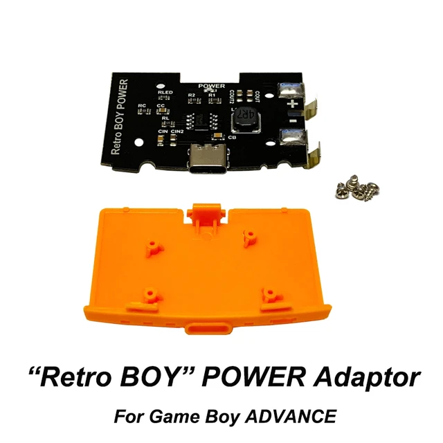 レトロ少年USB-C入力電源アダプタゲームボーイアドバンス用usbタイプc 