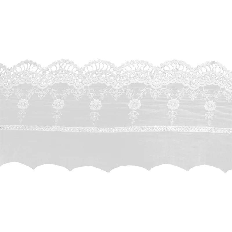 Lace Accessories Flower Hollow 15CM Wide Cotton Cloth Trim Fabric Clothes Cuffs Skirt Hem