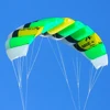 9KM 0.6~1.5㎡ 2 Line Traction Kite Professional Beginner Parafoil Power Trainer Kite With Bag 5