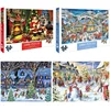 1000pcs Christmas Puzzle Santa Claus Paper DIY Educational Game Difficult Assemble Jigsaw Adult Children New Year Xmas Toys Gift 1